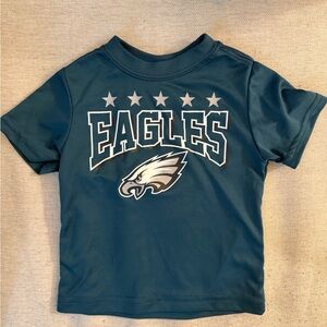 NFL Eagles Kids Short Sleeve Tee - Teal
